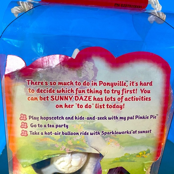 MY LITTLE PONY G3 VTG 2002 SUNNY DAZE PONY FIGURE & BRUSH ORIGINAL PACKAGE - Picture 13 of 14